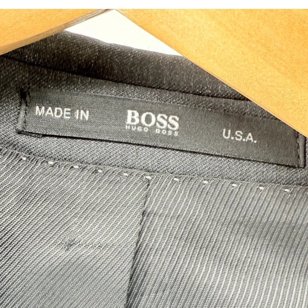 Hugo BOSS Black Two Button Blazer Virgin Wool‎ Jacket Business 46L